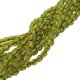 Fire Polished Faceted 3mm Round Beads 50pcs - Olivine Copper Lnd