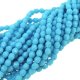 Fire Polished Faceted 4mm Round Beads 100pcs - Turquoise