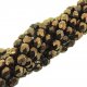 Fire Polished Faceted 4mm Round Beads 100pcs - Patina Olivine