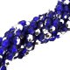 Fire Polished Faceted 4mm Round Beads 100pcs - Silver Cobalt