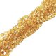 Fire Polished Faceted 4mm Round Beads 100pcs - Lt Topaz Celcian