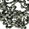 Czech Glass Honeycomb Beads 2-Hole 6mm 30 Pcs Hematite