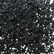 Miyuki Quarter Tila Beads 2-Hole 5x1.5mm Matte Black 7.2GM