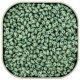 Czech MiniDuo Two-hole Beads 4x2mm Chalk Green Luster 8g