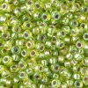 Miyuki Round Seed Beads Size 11/0 Silver Lined Chartreuse 24GM