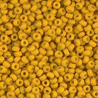 Miyuki Round Seed Beads Size 11/0 Opaque Mustard 24GM