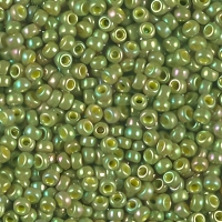 Miyuki Round Seed Beads Size 11/0 Opaque Golden Olive Luster 24G