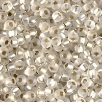 Miyuki Round Seed Beads Size 11/0 Semi-Matte SL CrystaL 24GM