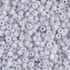 Miyuki Round Seed Beads Size 11/0 Fancy Frosted Palest Gray 24GM