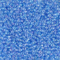 Miyuki Round Seed Beads Size 11/0 Transparent Light Sapphire AB