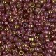 Miyuki Round Seed Beads Size 11/0 Dk Topaz Rainbow Gold LS 24GM