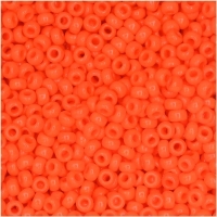 Miyuki Round Seed Beads Size 11/0 Opaque Orange 23GM