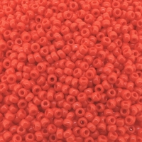Miyuki Round Seed Beads Size 11/0 Opaque Vermillion Red 24GM