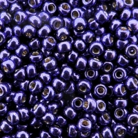 Miyuki Round Seed Beads Size 11/0 Duracoat Galvanized Lilac Nght