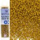 Miyuki Round Seed Beads 15/0 Matte Opaque Mustard 8.2GM
