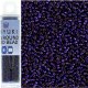 Miyuki Round Seed Beads 15/0 Silver Lined Dk Purple 8.2GM