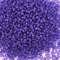 Miyuki Round Seed Beads 15/0 Dyed Opaque Purple 8.2GM