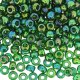 Miyuki Round Seed Beads 6/0 Transparent Green Luster AB 20GM