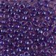 Miyuki Round Seed Beads 6/0 Dark Violet Lined Amethyst 20GM