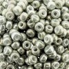 Miyuki Round Seed Beads 6/0 Galvanized Grey Luster 20GM