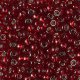 Miyuki Round Seed Beads 6/0 Silver Lined Dark Ruby Red 20GM
