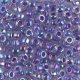 Miyuki Round Seed Beads 6/0 Amethyst Lined Crystal AB 20GM