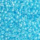 Miyuki Round Seed Beads 6/0 Aqua Lined Crystal AB 20GM