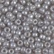 Miyuki Round Seed Beads 6/0 Silver Grey Ceylon 20GM