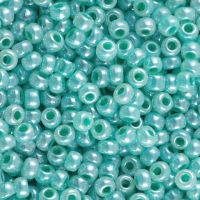 Miyuki Round Seed Beads 6/0 Aqua Green Ceylon 20GM