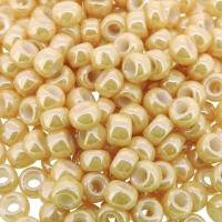 Miyuki Round Seed Beads 6/0 Light Caramel Ceylon 20GM