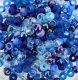Miyuki Round Seed Beads 6/0 Blue Tones Mix 20GM