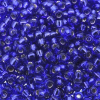 Miyuki Round Seed Beads Size 8/0 Silver Lined Royal Purple 22GM