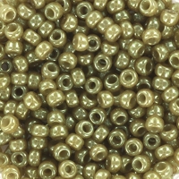 Miyuki Round Seed Beads Size 8/0 Alabaster LS Celery 22GM