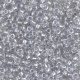 Miyuki Round Seed Beads Size 8/0 Sparkling Pewter Lnd Crystal