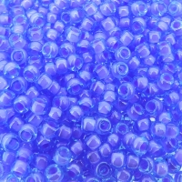Miyuki Round Seed Beads Size 8/0 Blue/Lavender ICL 22GM