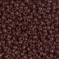 Miyuki Round Seed Beads Size 8/0 Opaque Chocolate 22GM