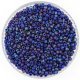 Miyuki Round Seed Beads Size 8/0 Matte Opaque Cobalt AB 22GM