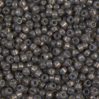 Miyuki Round Seed Beads Size 8/0 Duracoat Silver Lined Charcoal