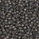 Miyuki Round Seed Beads Size 8/0 Duracoat Silver Lined Charcoal