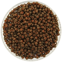 Miyuki Round Seed Beads Size 8/0 DURACOAT Opaque Topaz 22GM