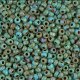 Miyuki Round Seed Beads Size 8/0 Picasso Seafoam Green 22GM