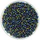 Miyuki Round Seed Beads Size 8/0 Metallic Purple Green Iris 22G