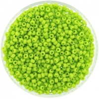 Miyuki Round Seed Beads Size 8/0 Opaque Chartreuse 22GM