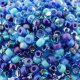 Miyuki Round Seed Beads Size 8/0 Blue Tones Mix 22GM