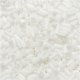 Miyuki Bugle Beads Size #1, 3mm, 19.5GM Opaque White