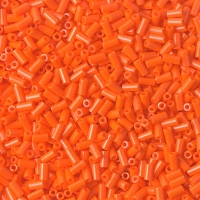 Miyuki Bugle Beads Size #1, 3mm 19.5GM Opaque Orange