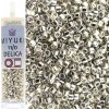 DB035 Miyuki Delica Seed Beads 11/0 Galvanized Silver 7.2GM