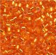 DB045 Miyuki Delica Seed Beads 11/0 Silver Lined Orange 7.2GM