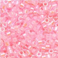 DB055 Miyuki Delica Seed Beads 11/0 Lined Pale Pink 7.2GM