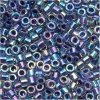 DB059 Miyuki Delica Seed Beads 11/0 Lined Lt Violet AB 7.2G